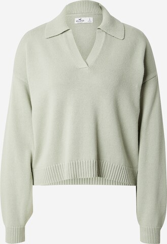 Pull-over HOLLISTER en vert : devant