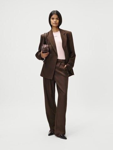 LeGer by Lena Gercke Широкий Брюки со складками 'Jerika' в Коричневый