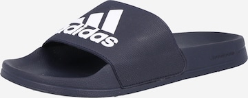 ADIDAS ORIGINALS Beach & Pool Shoes 'Adilette' in Blue: front