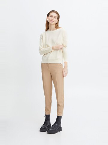 ICHI - Jersey 'Alpa' en beige