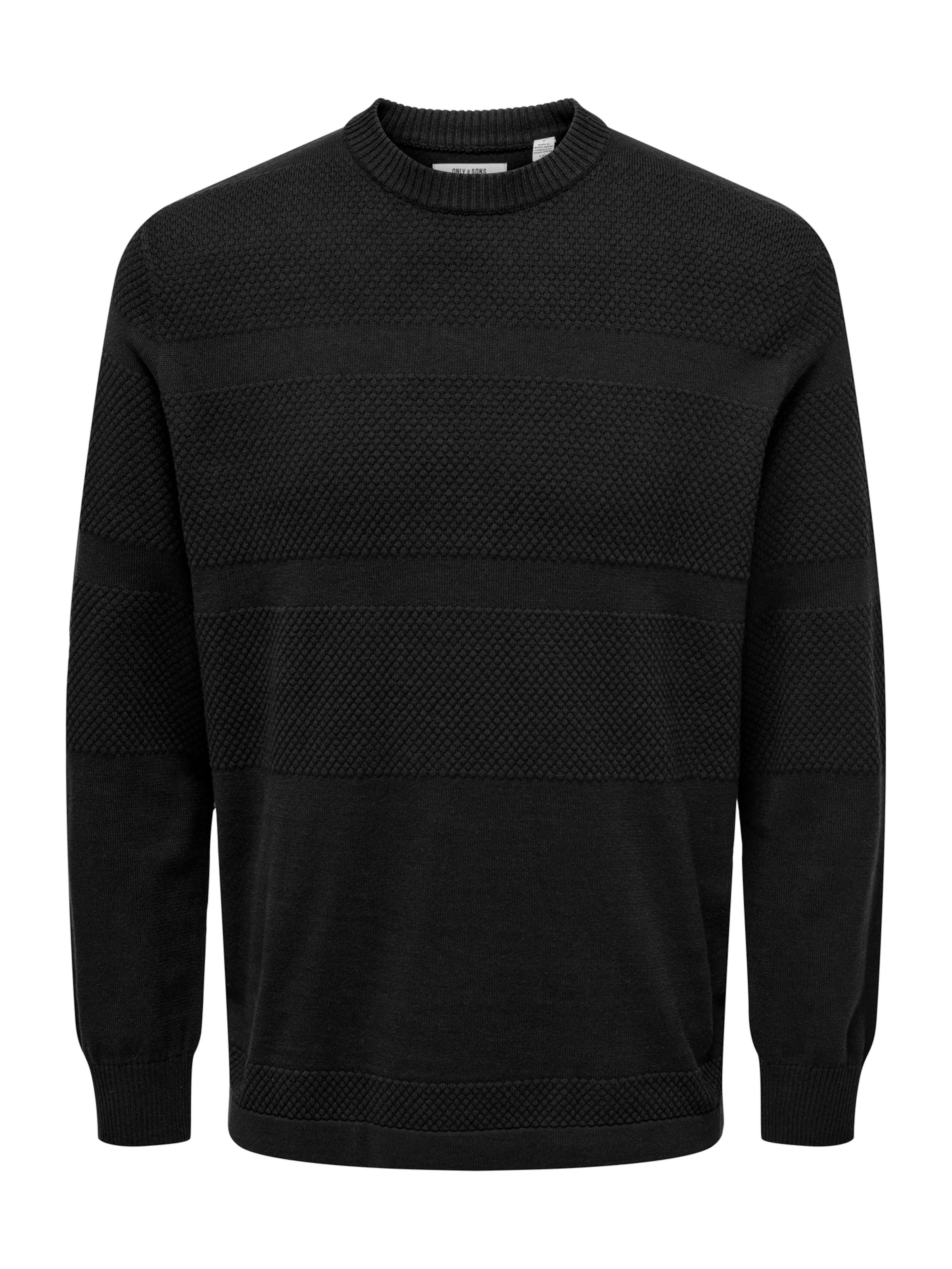 Only & Sons Sweater 'ONSMALIK' in Black: front