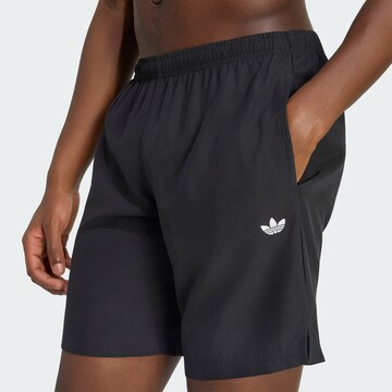 ADIDAS ORIGINALS Badeshorts 'Trefoil Essentials' in Schwarz