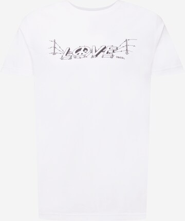 Iriedaily Shirt 'Love Wire' in White: front