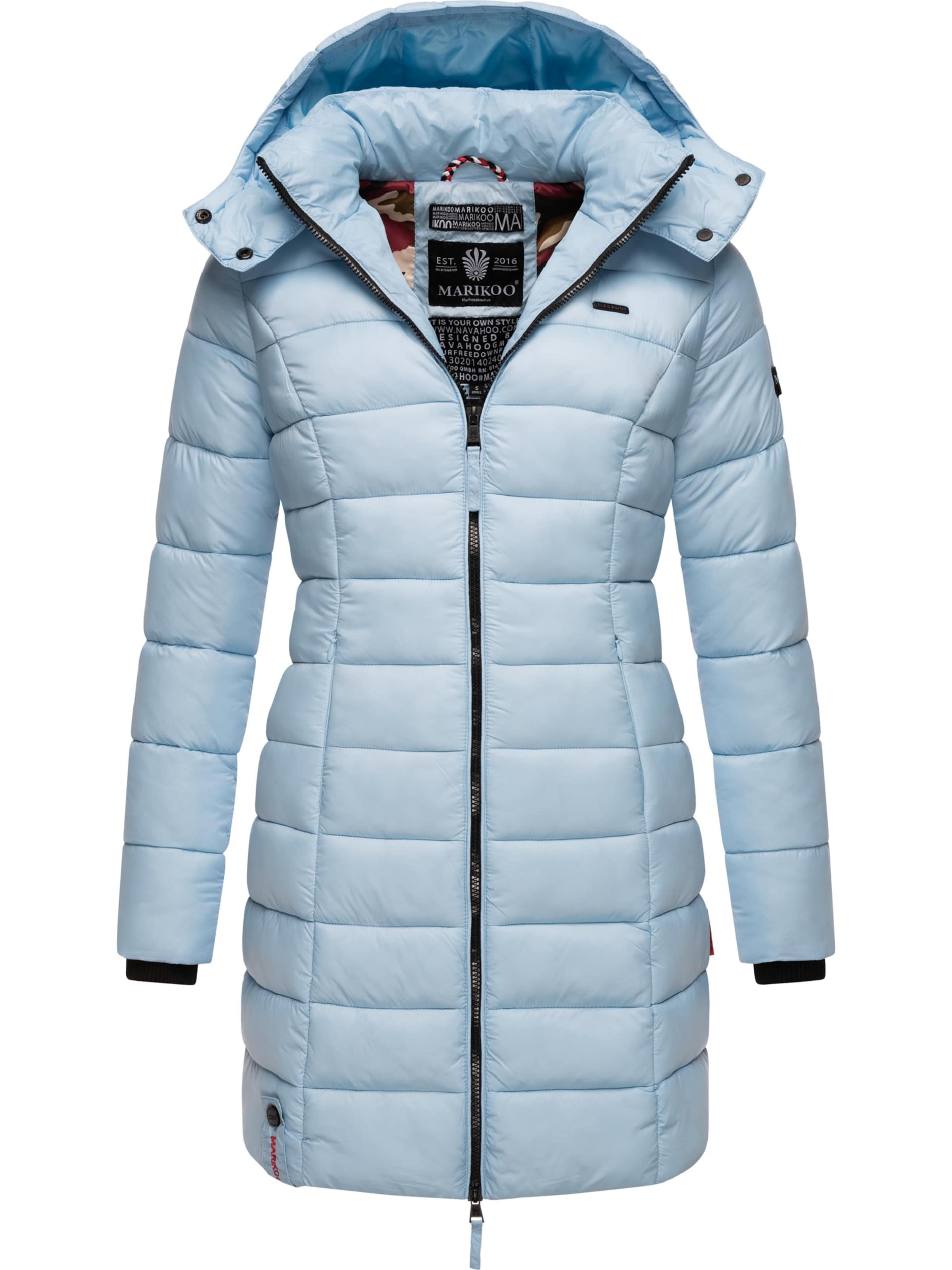 mėlyna MARIKOO Žieminis paltas 'Abendsternchen': priekis