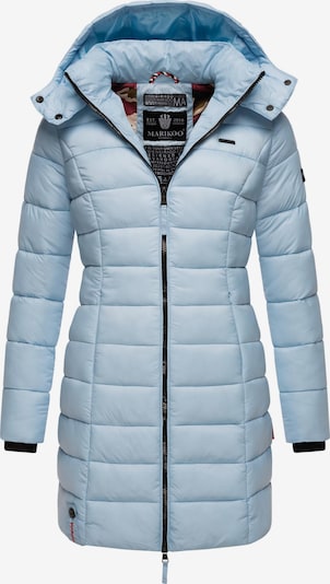 MARIKOO Manteau d’hiver 'Abendsternchen' en bleu clair / noir, Vue avec produit