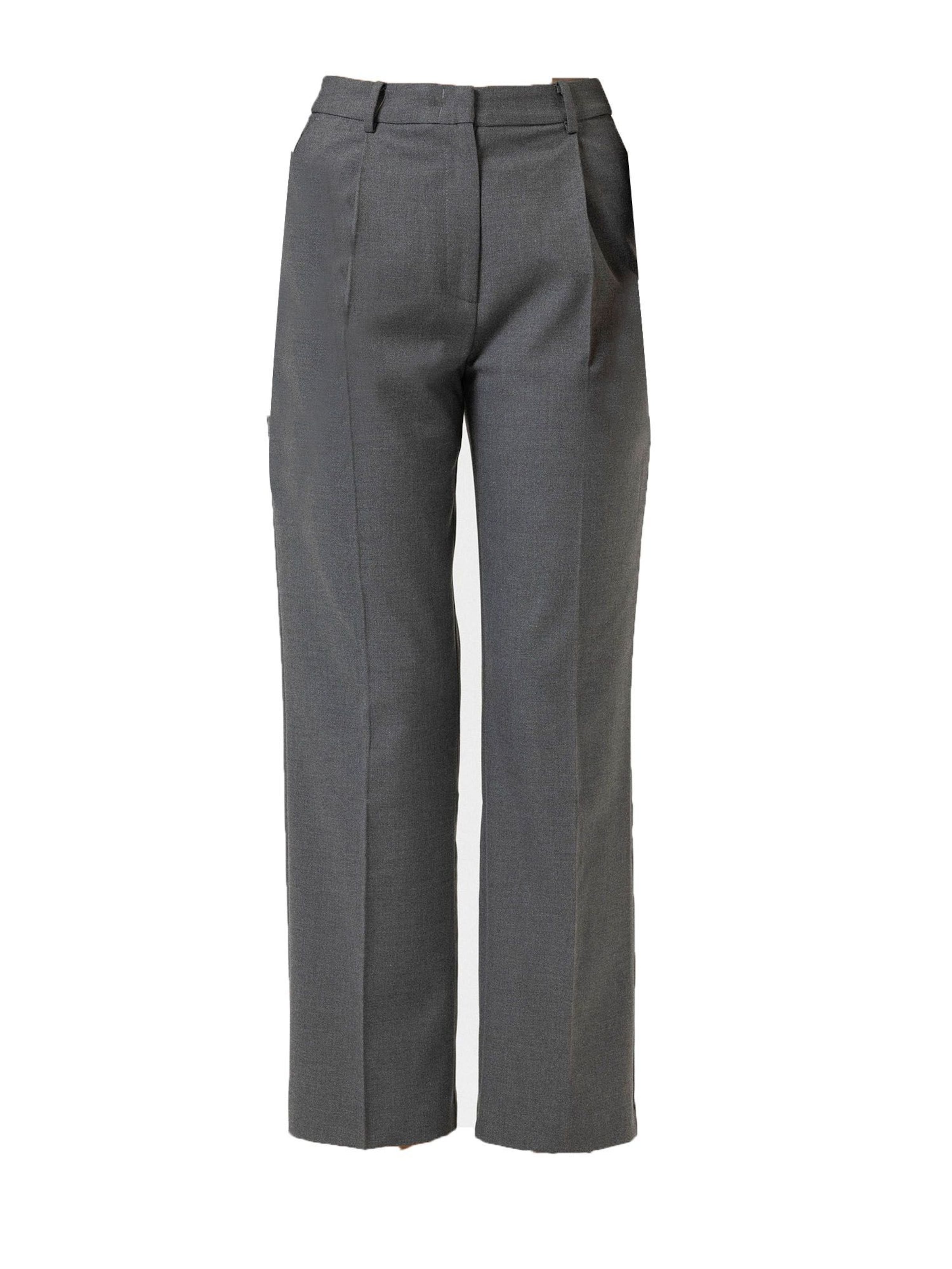 Antioch Обычный Плиссированные брюки в Серый: спереди