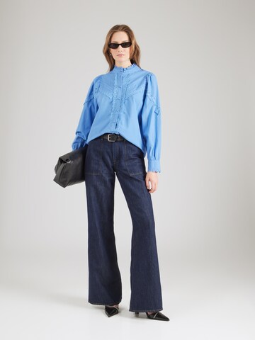 YAS Bluse 'YASKOMEA' in Blau