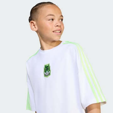ADIDAS ORIGINALS Shirt 'Adidas Originals X Minecraft' in White