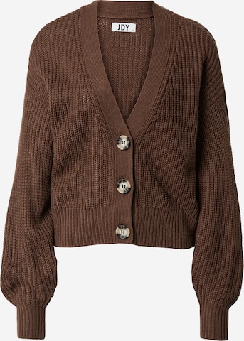 Cardigan 'JUSTY' JDY en marron : devant