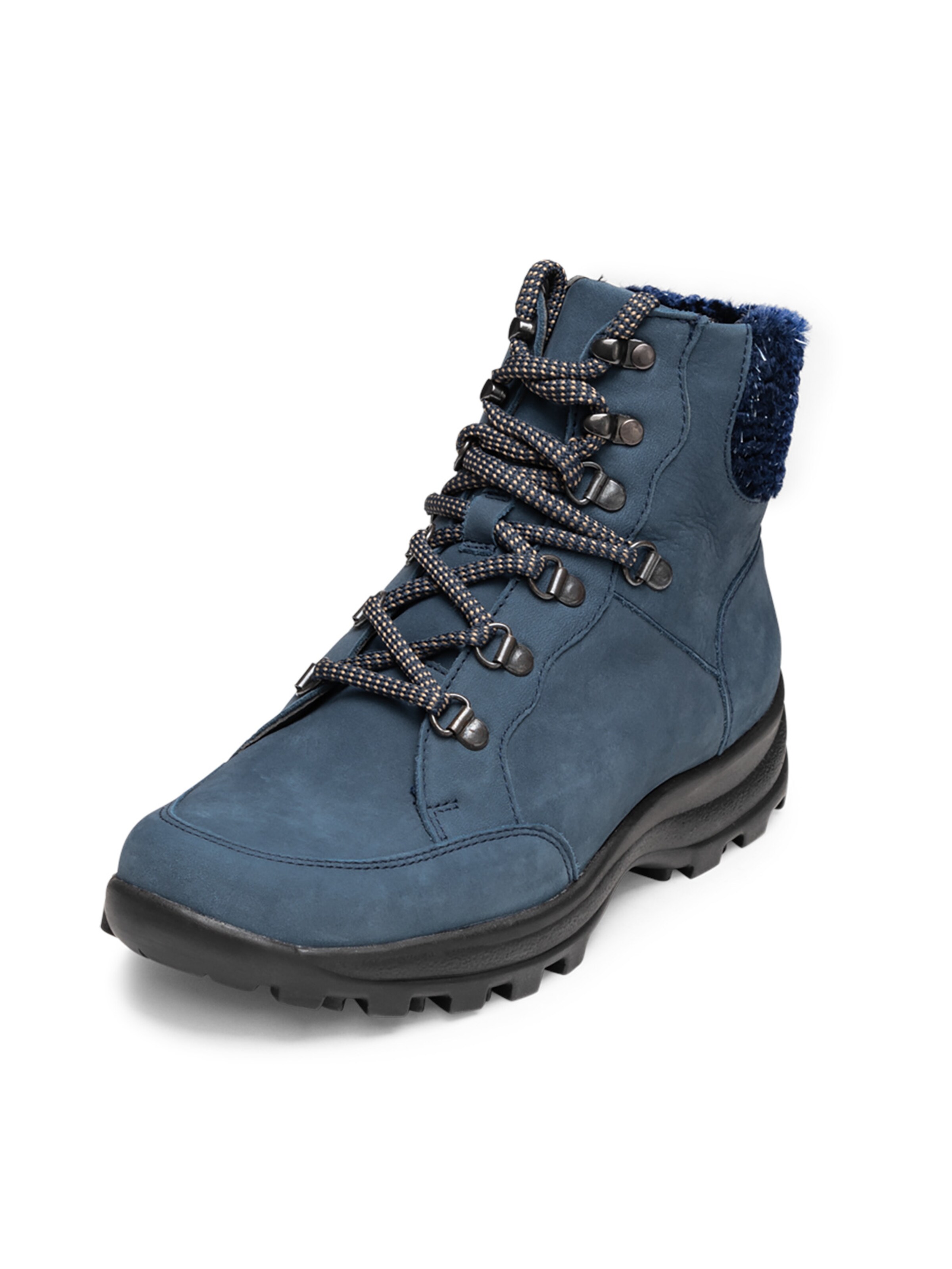 VITAFORM Bottines à lacets en bleu, Vue avec produit