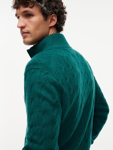 TOMMY HILFIGER Pullover in Grün