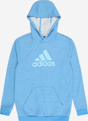 ADIDAS SPORTSWEAR Athletic Sweatshirt 'Future Icons Badge Of Sport' in Blue: front