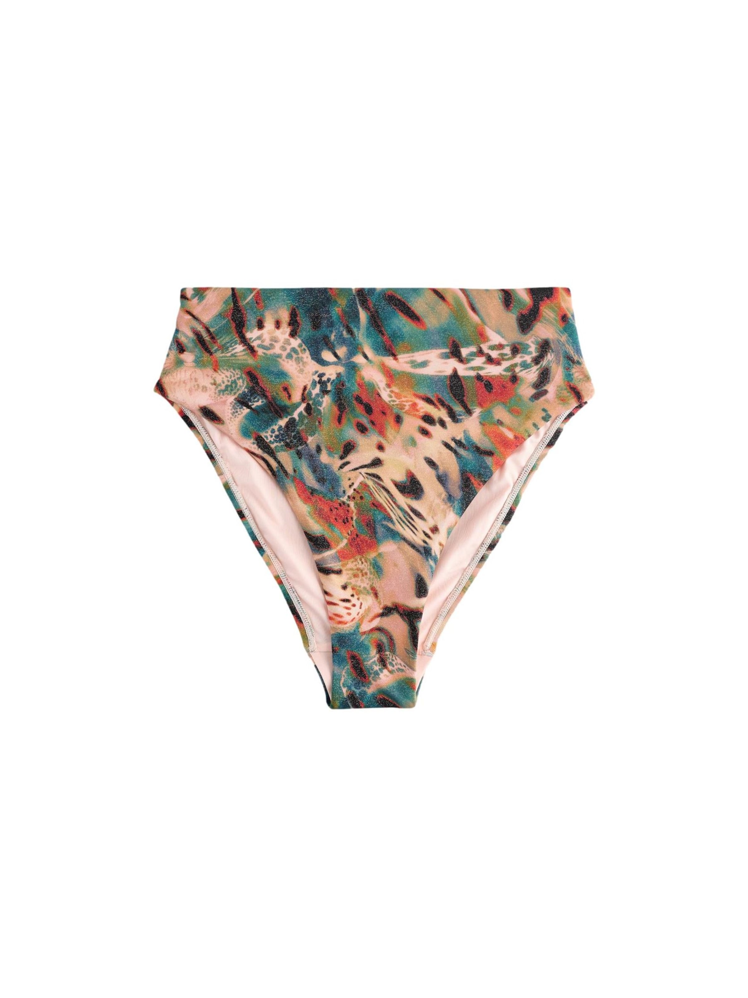 Next Bikiinipüksid beež / petrooleum / roosa / must, Tootevaade