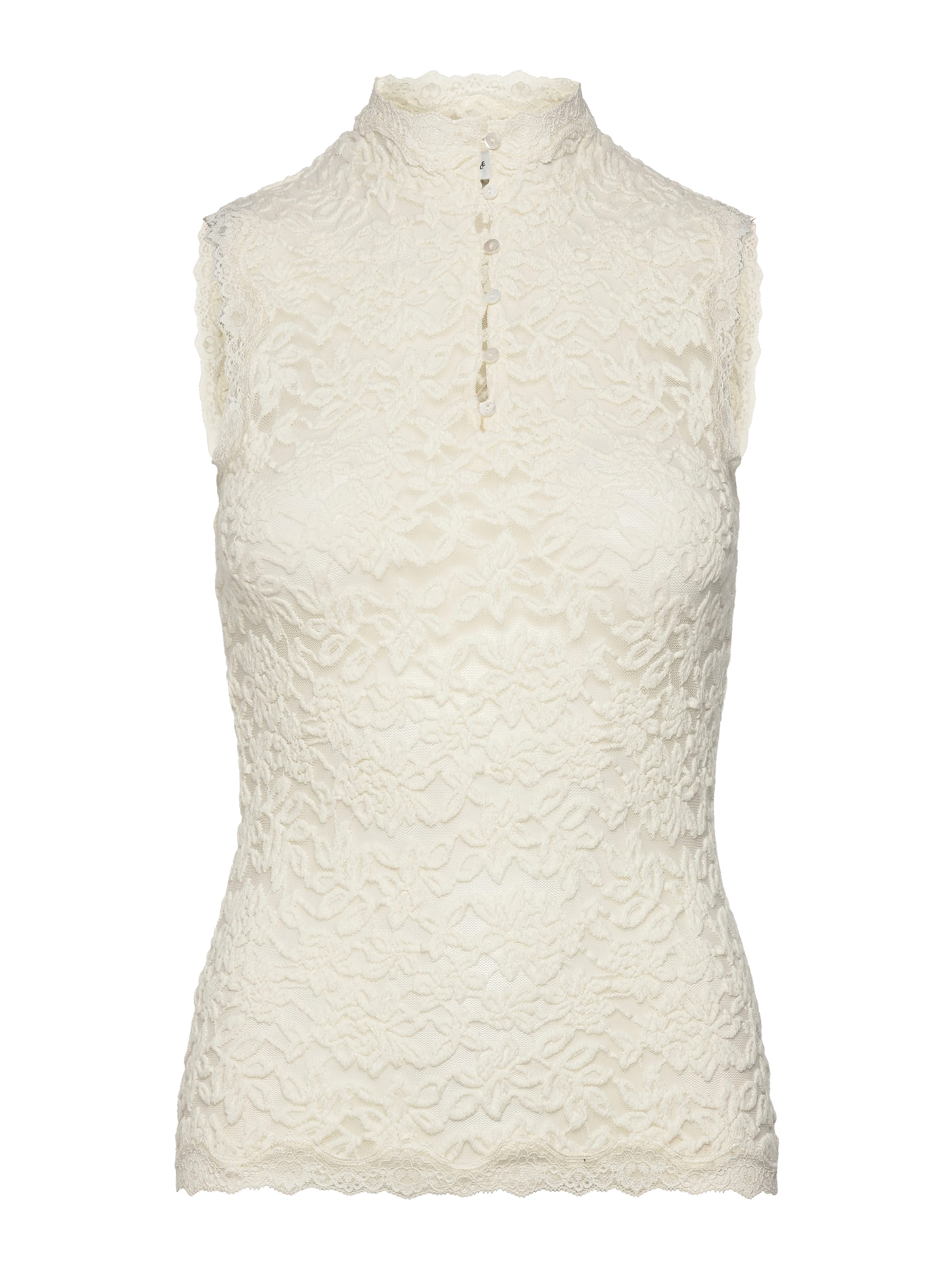 Haut rosemunde en blanc : devant