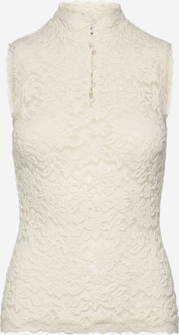 Top di rosemunde in bianco: frontale