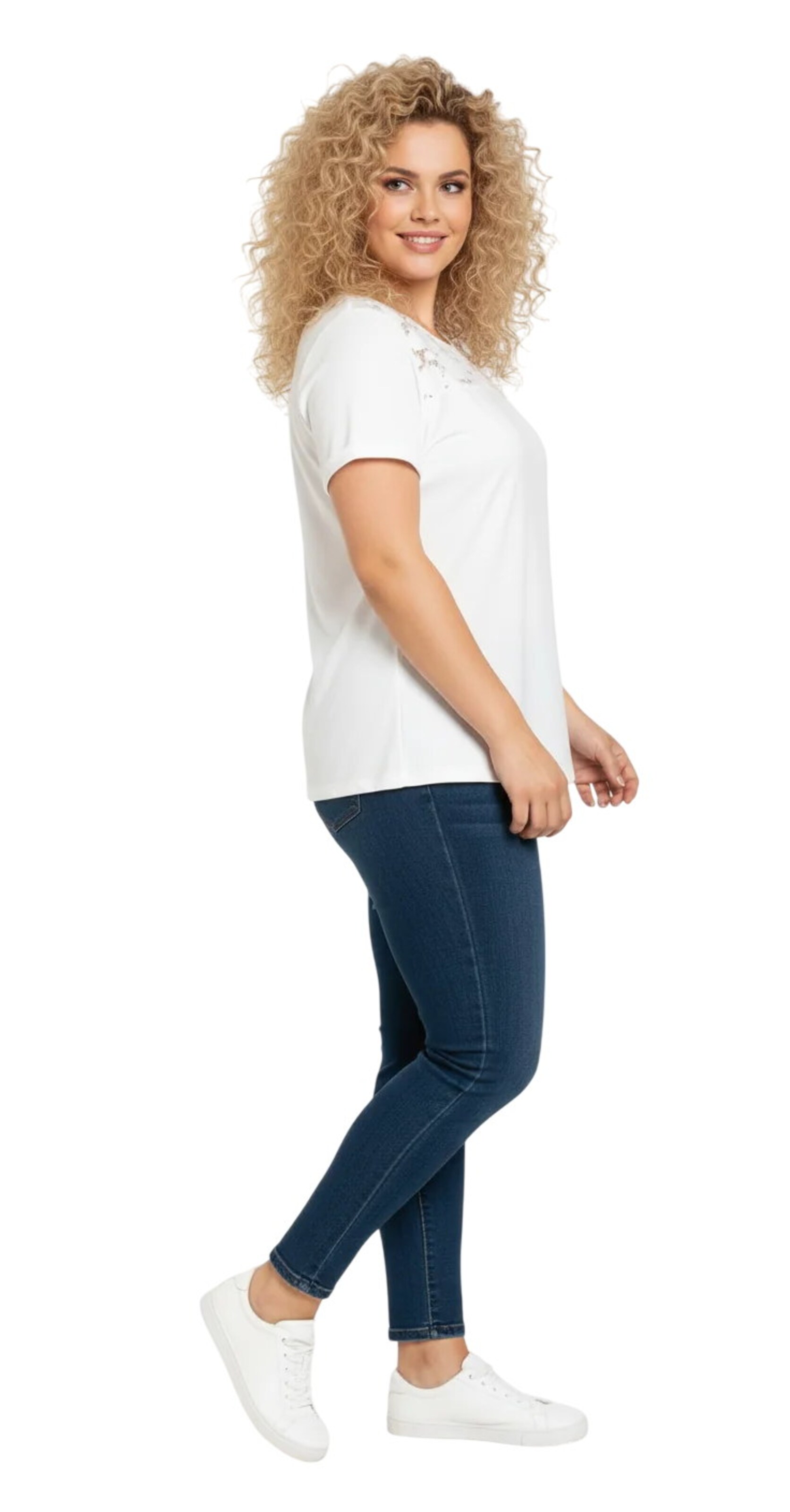 Shape Of You Shirt in Wit