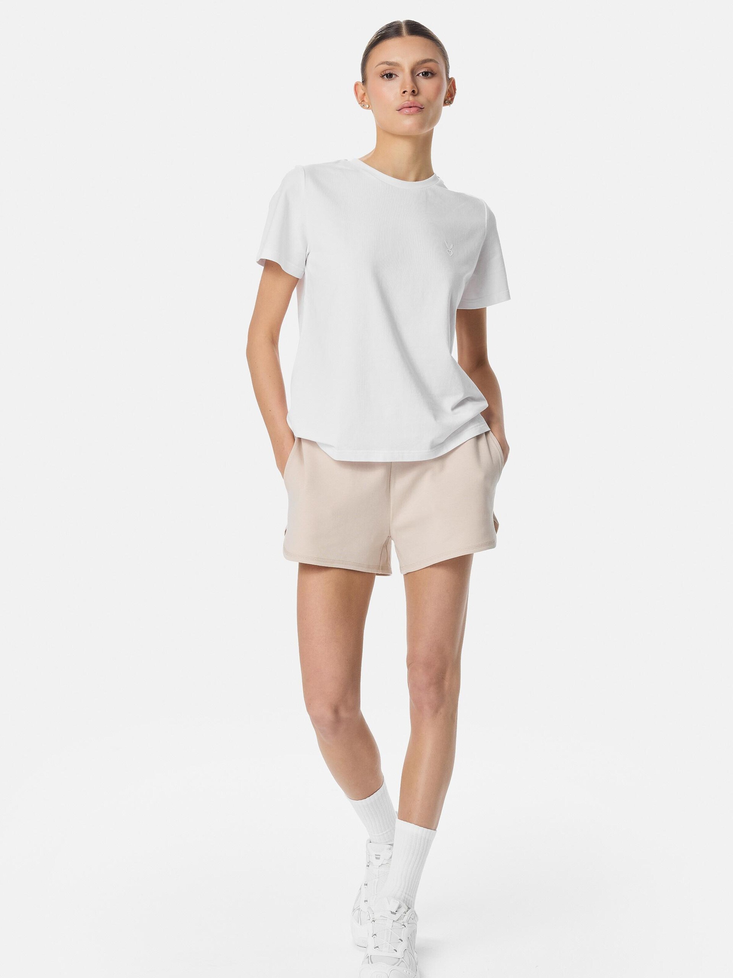 Cardio Bunny - Camiseta 'CORE FIT' en blanco