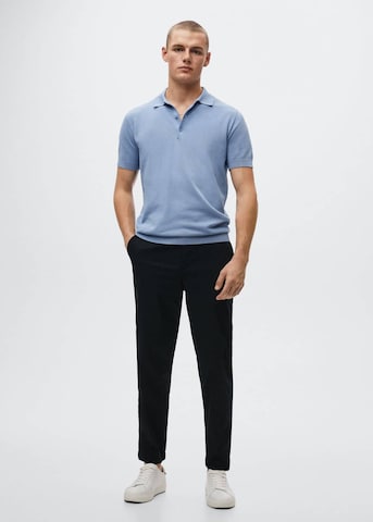 MANGO MAN Slim fit Chino Pants 'Potasio' in Blue