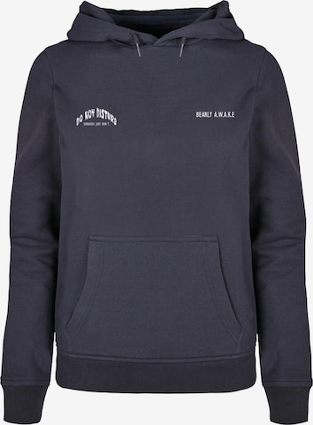 Sweat-shirt 'Barely Awake ' Merchcode en bleu : devant