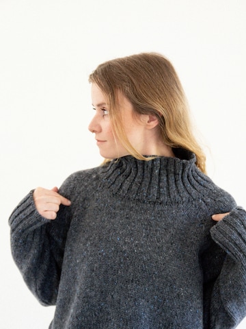 KOPYTO Oversizepullover 'TAJRA' in Grau