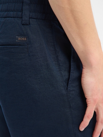 Regular Pantalon chino BOSS en bleu