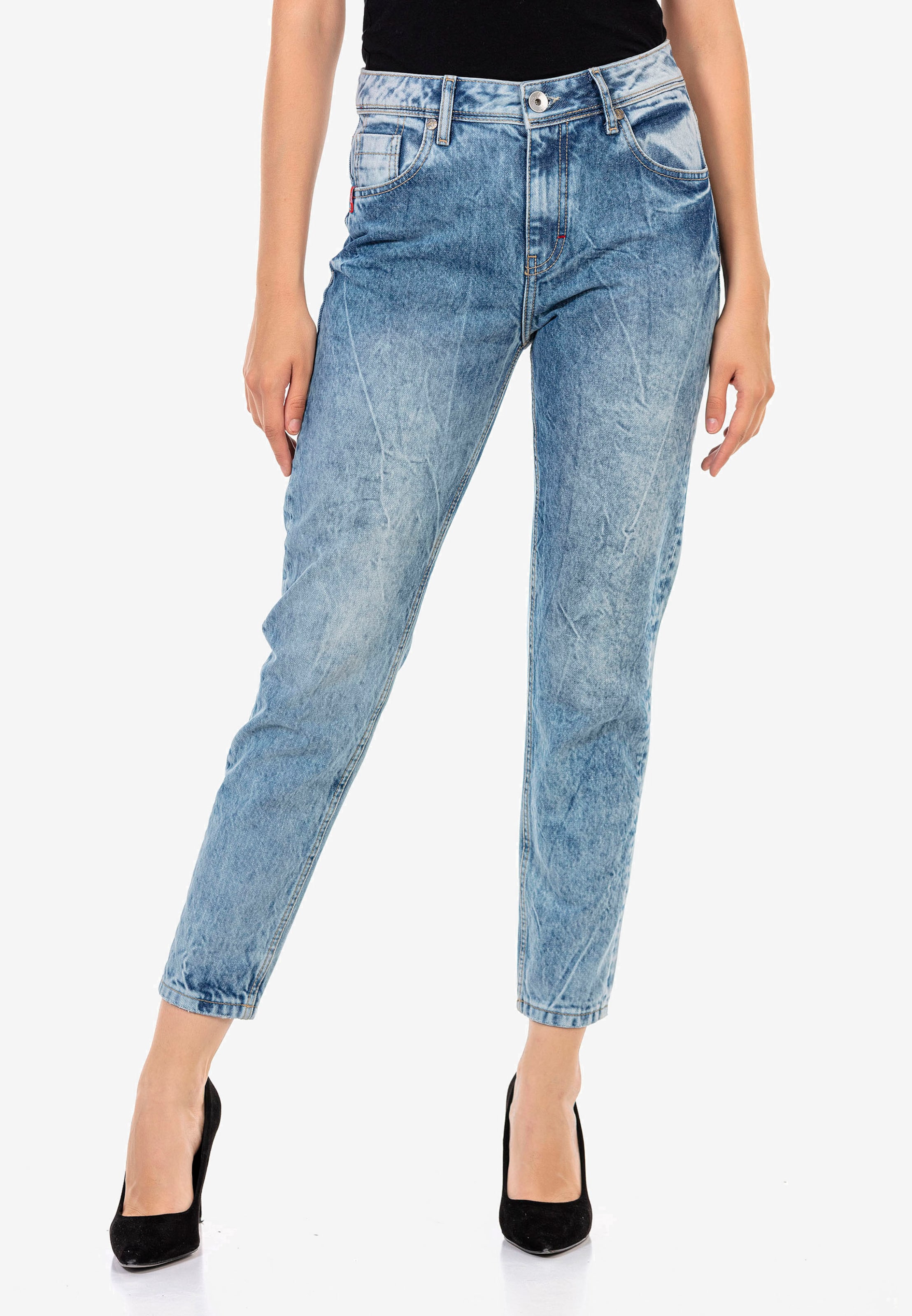 Frauen Jeans CIPO & BAXX Jeans in Blau - MM62123
