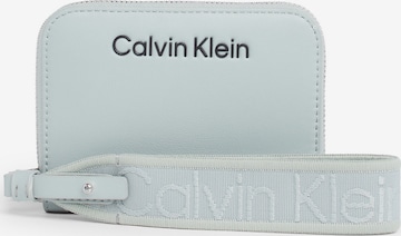 Calvin Klein Portemonnee in Blauw: voorkant