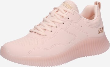 SKECHERS Σνίκερ χαμηλό 'BOBS GEO' σε ροζ: μπροστά