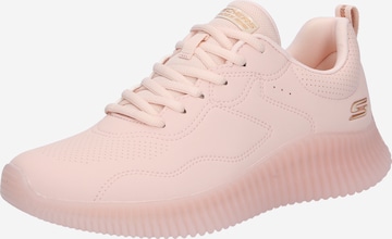 SKECHERS Sneakers laag 'BOBS GEO' in Roze: voorkant