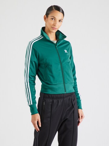 ADIDAS ORIGINALS Ζακέτα φούτερ 'Adicolor Classics Firebird' σε πράσινο: μπροστά