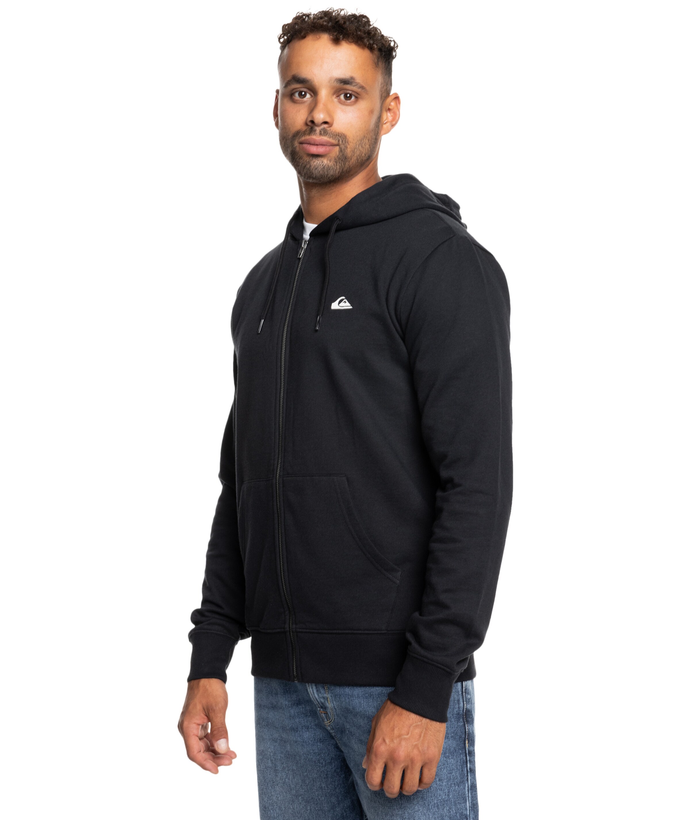 QUIKSILVER Sweatjacke in Schwarz