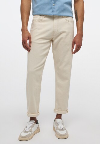 MUSTANG Regular Jeans in White: front