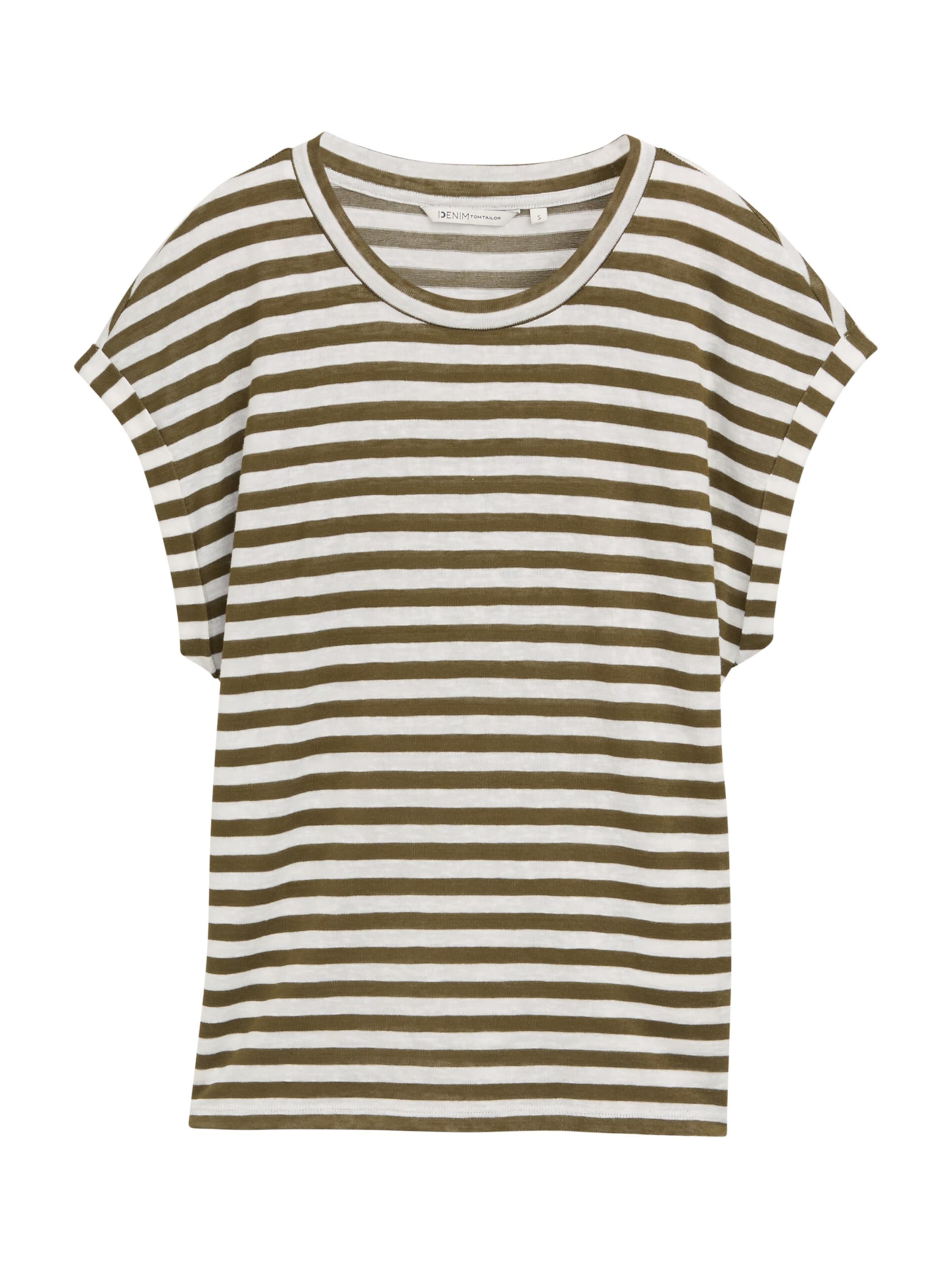 TOM TAILOR DENIM Shirt in Green: front