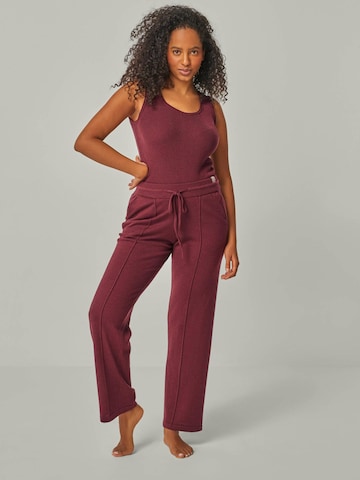 Tenue d'intérieur 'Blossom & Elisa' YOU LOOK PERFECT en rouge : devant