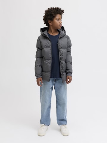 JACK & JONES Winterjacke 'JJKAITO PUFFER' in Grau