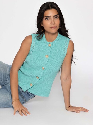 SASSYCLASSY Strickweste‌‌‌‌‌ in Blau