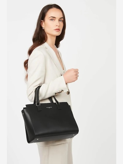 One Size dydžio Pirkinių krepšys 'Lancaster Sac cabas main Zippée L Smooth Noir' iš LANCASTER Paris, spalva – juoda, Prekių apžvalga