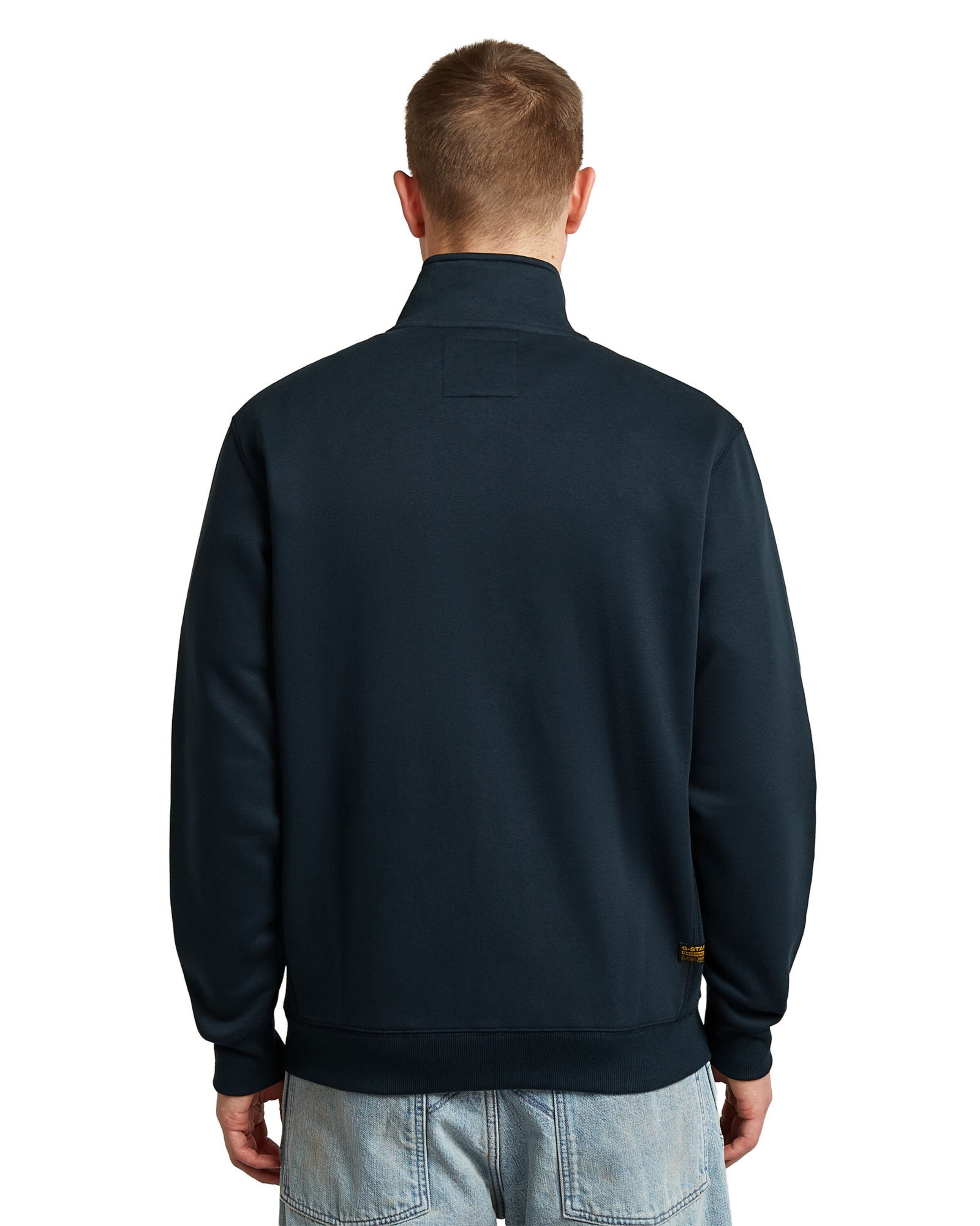 G-STAR Sweat jacket - 'Premium Core Track' in Blau