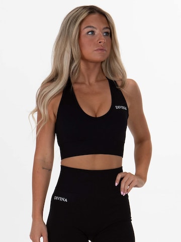 Bustino Reggiseno sportivo 'Nani' di Divina in nero
