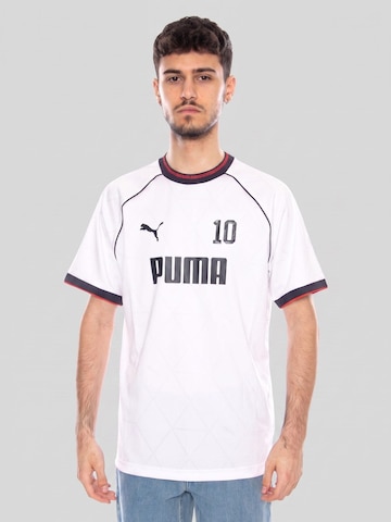 T-Shirt 'Sport Football Jersey White' PUMA en blanc