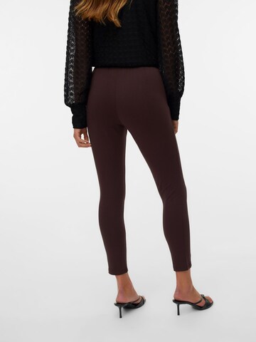 VERO MODA - Skinny Leggings en marrón