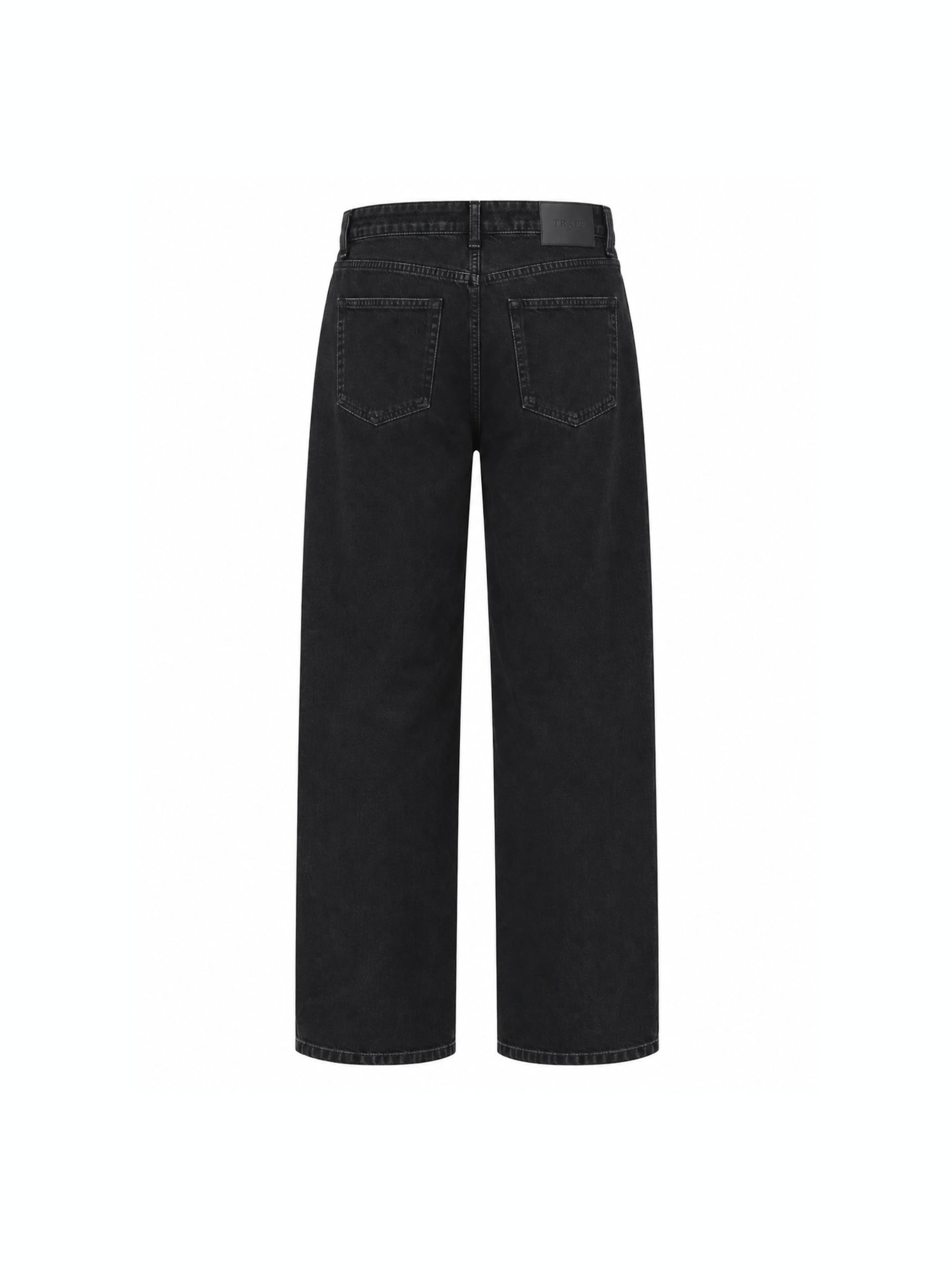 TRAPP Regular Jeans 'Wilhelm' i svart