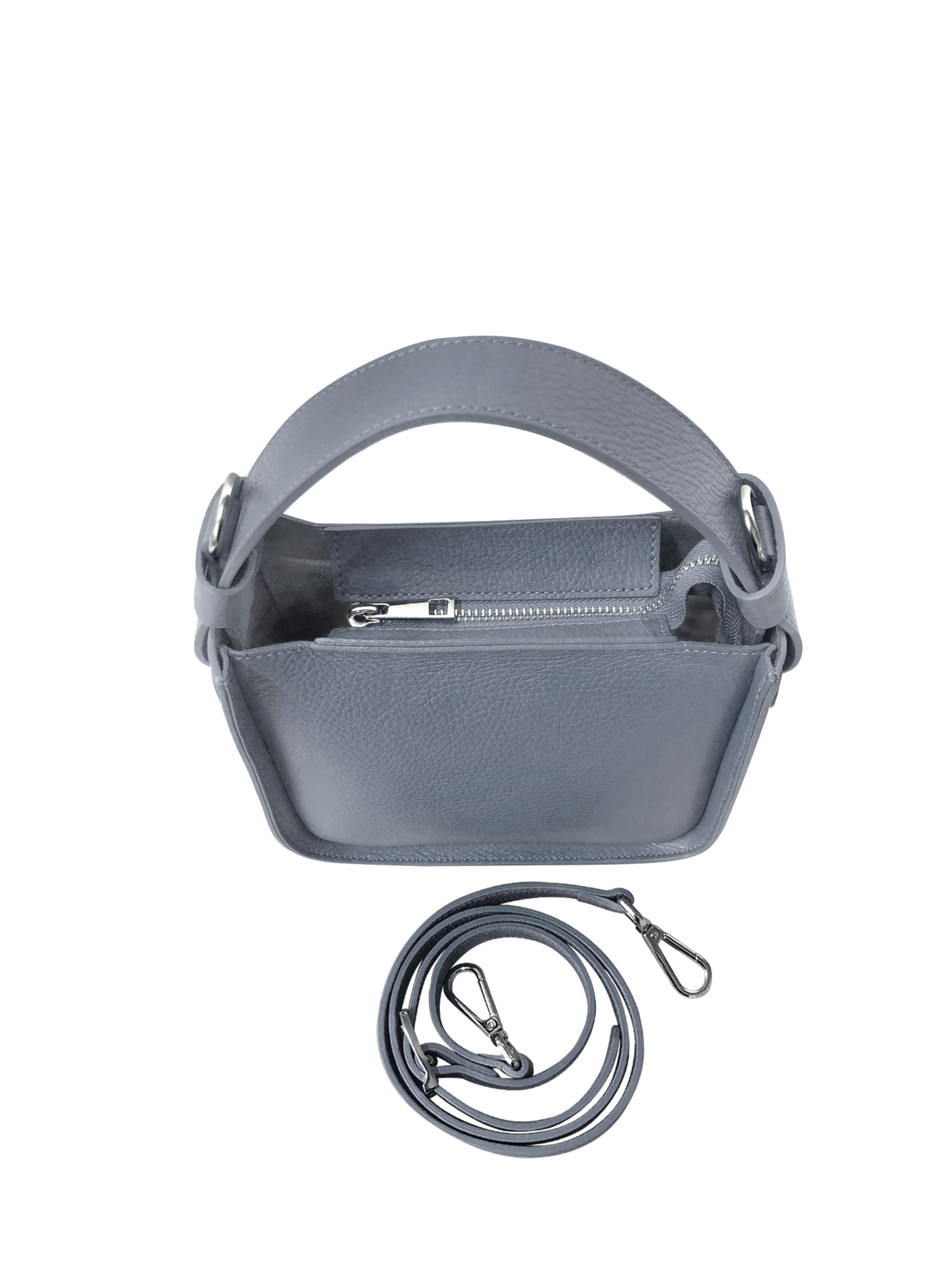 Borsa a mano 'Duplo' di LeParmentier in blu