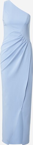 Chi Chi London Evening Dress in Blue: front