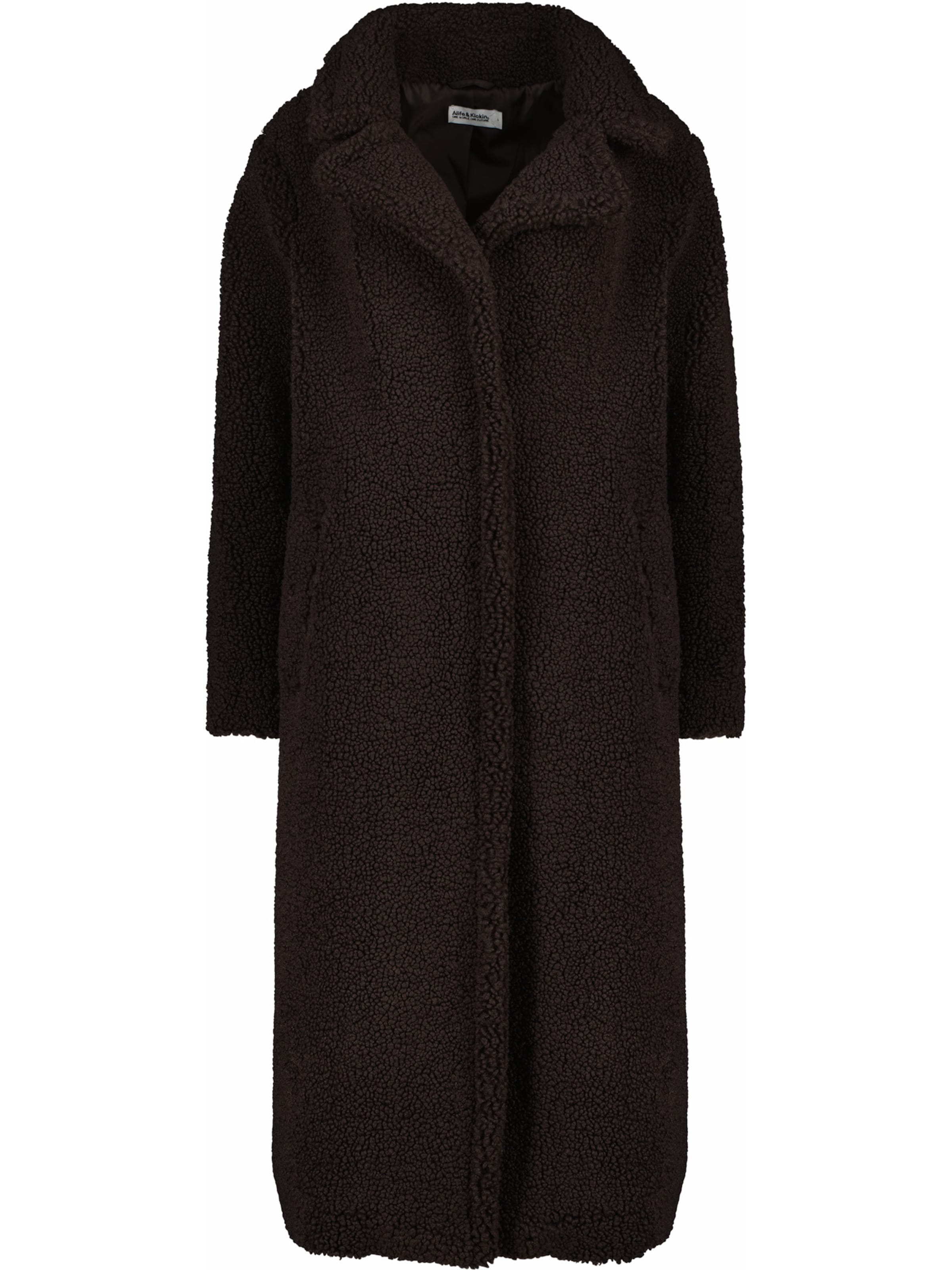 alife & kickin Χειμερινό παλτό 'HariAK' σε καφέ: μπροστά