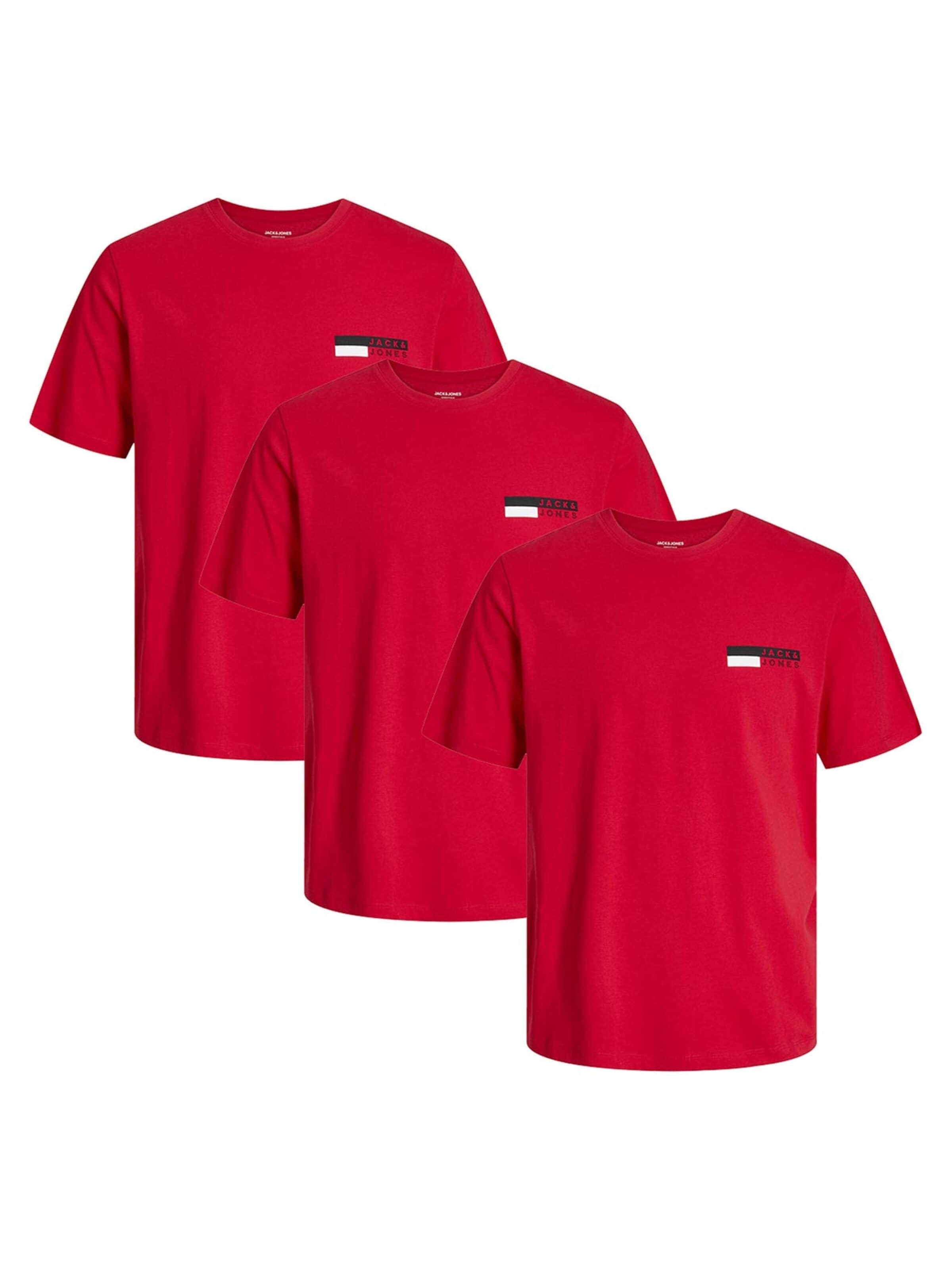 JACK & JONES Shirt 'Corp'‌‌‌‌‌‌‌‌‌ in Rot: Vorderseite