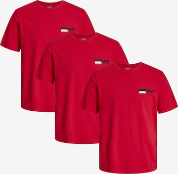 JACK & JONES Shirt 'Corp' in Rot: Vorderseite
