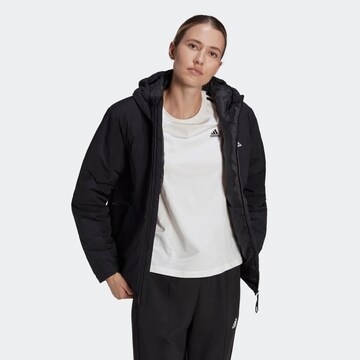 ADIDAS SPORTSWEAR Athletic Jacket 'Bsc Sturdy Insulated ' in Black: front