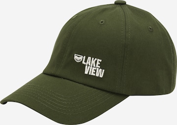 Cappello da baseball 'Lou' di Lake View in verde: frontale