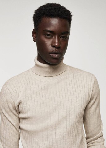 MANGO MAN Sweater 'Carino' in Grey